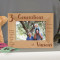 3 Generations of Sons Personalized Wooden Picture Frame-6" x 4" Brown Horizontal (Frames)
