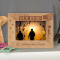 In Loving Memory of Our Hero Personalized Wooden Picture Frame-6" x 4" Brown Horizontal (Frames)