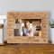 Why We Love Mom Personalized Wooden Picture Frame-5" x 3 1/2" Brown Horizontal (Frames)