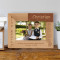 Ring Bearer Personalized Wooden Picture Frame-6" x 4" Brown Horizontal (Frames)