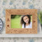 My First Communion Personalized Wooden Photo Frame-6" x 4" Brown Horizontal (Frames)