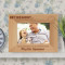 Congratulations on Your Retirement Personalized Wooden Picture Frame-6" x 4" Brown Horizontal (Frames)
