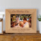Our Wedding Day Personalized Wooden Picture Frame-6" x 4" Brown Horizontal (Frames)