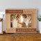 Best Man Today Best Man Forever Personalized Wooden Picture Frame-7" x 5" Brown Horizontal (Frames)
