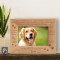 A Dog’s Loyalty Personalized Wooden Picture Frame-6" x 4" Brown Horizontal (Frames)