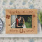 Lucky in Love Personalized Wooden Picture Frame-6" x 4" Brown Horizontal (Frames)