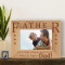 It Takes Someone Special to be a Dad Personalized Wooden Picture Frame-6" x 4" Brown Horizontal (Frames)
