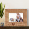 We Love Grandma and Grandpa Personalized Wooden Picture Frame-6" x 4" Brown Horizontal (Frames)