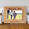 World's Greatest Dad Personalized Wooden Picture Frame-6" x 4" Brown Horizontal (Frames)