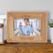Nurse Personalized Wooden Picture Frame-6" x 4" Brown Horizontal