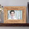 Dentist Personalized Wooden Picture Frame-6" x 4" Brown Horizontal (Frames)