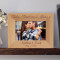 Today, Tomorrow and Always Personalized Wooden Picture Frame-6" x 4" Brown Horizontal (Frames)