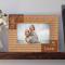 Couples Love Personalized Wooden Picture Frame-6" x 4" Brown Horizontal (Frames)