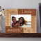 Friends Personalized Wooden Picture Frame-6" x 4" Brown Horizontal (Frames)