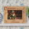 Christmas Memories Personalized Wooden Picture Frame-6" x 4" Brown Horizontal (Frames)