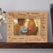 Why He Loves Her Personalized Wooden Picture Frame-6" x 4" Brown Horizontal (Frames)