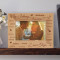 Why He Loves Her Personalized Wooden Picture Frame-6" x 4" Brown Horizontal (Frames)