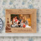 Merry Christmas to You and Your Family Personalized Wooden Picture Frame-6" x 4" Brown Horizontal (Frames)