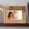Bridesmaid Personalized Wooden Picture Frame-6" x 4" Brown Horizontal (Frames)
