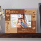 Mother's Love Personalized Wooden Picture Frame-6" x 4" Brown Horizontal (Frames)