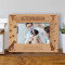 Veterinarian Personalized Wooden Picture Frame-6" x 4" Brown Horizontal (Frames)