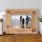Our Family Vacation Personalized Wooden Picture Frame-6" x 4" Brown Horizontal (Frames)