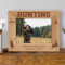 First Hunting Trip Personalized Wooden Picture Frame-7" x 5" Brown Horizontal (Frames)