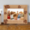 The Clan Personalized Wooden Picture Frame-7" x 5" Brown Horizontal