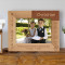 Ring Bearer Personalized Wooden Picture Frame-7" x 5" Brown Horizontal (Frames)