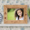 My First Communion Personalized Wooden Photo Frame-7" x 5" Brown Horizontal (Frames)