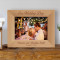 Our Wedding Day Personalized Wooden Picture Frame-7" x 5" Brown Horizontal (Frames)
