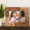 Grandma’s Love Personalized Wooden Picture Frame-7" x 5" Brown Horizontal (Frames)