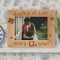 Lucky in Love Personalized Wooden Picture Frame-7" x 5" Brown Horizontal (Frames)