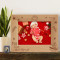 My First Christmas Personalized Wooden Picture Frame-7" x 5" Brown Horizontal (Frames)