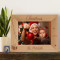 Personalized Merry Christmas by Year Wooden Picture Frame-7" x 5" (Horizontal)-Brown (Horizontal) (Frames)