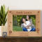 Personalized You Make the World a Better Place Wooden Picture Frame-7" x 5" (Horizontal)-Brown (Horizontal) (Frames)