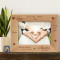 Mr and Mrs. Personalized Wooden Picture Frame-7" x 5" (Horizontal)-Brown (Horizontal) (Frames)