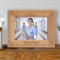 Nurse Personalized Wooden Picture Frame-7" x 5" Brown Horizontal