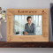Lawyer Personalized Wooden Picture Frame-6" x 4" Brown Horizontal (Frames)