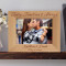 Today, Tomorrow and Always Personalized Wooden Picture Frame-7" x 5" Brown Horizontal (Frames)