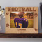 Football Personalized Wooden Picture Frame-7" x 5" Brown Horizontal (Frames)