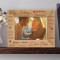 Why He Loves Her Personalized Wooden Picture Frame-7" x 5" Brown Horizontal (Frames)