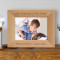 Our Precious Little Angel Personalized Wooden Picture Frame-7" x 5" Brown Horizontal (Frames)