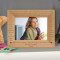 Till we Meet Again Personalized Wooden Picture Frame-7" x 5" Brown Horizontal