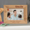 World's Coolest Uncle Personalized Wooden Picture Frame-7" x 5" Brown Horizontal (Frames)