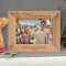 To My Parents on my Wedding Day Personalized Wooden Picture Frame-7" x 5" Brown Horizontal (Frames)
