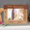 Bridesmaid's Name Personalized Wooden Picture Frame-7" x 5" Brown Horizontal