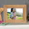 Couple in Love Plain Personalized Wooden Picture Frame-7" x 5" Brown Horizontal (Frames)