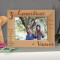 3 Generations of Sons Personalized Wooden Picture Frame-7" x 5" Brown Horizontal (Frames)
