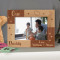 Our Daddy Personalized Wooden Picture Frame-7" x 5" Brown Horizontal (Frames)